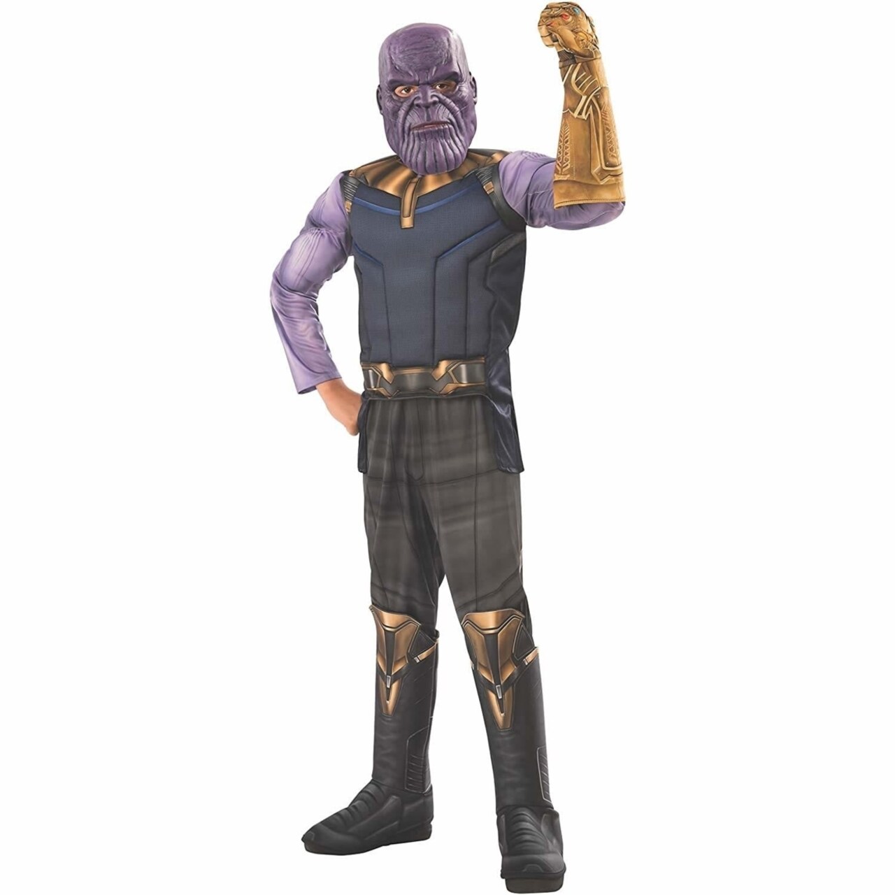 Thanos Deluxe Boys Size S 4 6 Marvel Avengers Infinity War Costume Licensed